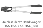 Hand swager Stainless sleeve